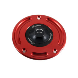 Bouchon de réservoir LIGHTECH - Push/Pull - Rouge