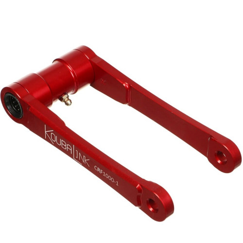 Kit de rabaissement de selle KOUBALINK (22.2 mm) rouge - Honda CRF1000 / 1100 Africa Twin