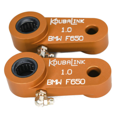 Kit de rabaissement de selle KOUBALINK (25.4 mm) orange - BMW F650 Funduro