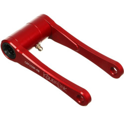 Kit de rabaissement de selle KOUBALINK (41.3 - 44.5 mm) rouge - Honda CRF150R / RB