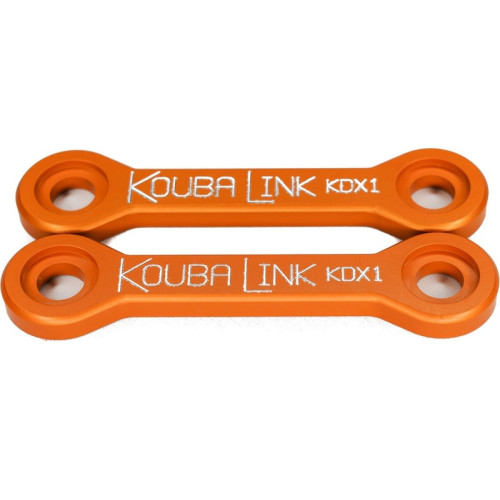 Kit de rabaissement de selle KOUBALINK (29.2 mm) orange - Kawasaki KDX200 / 220