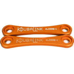 Kit de rabaissement de selle KOUBALINK (31.8 mm) orange - Kawasaki KLR650