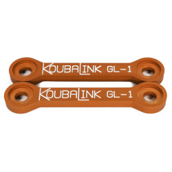 Kit de rabaissement de selle KOUBALINK (28.6 mm) orange - Suzuki SFV650 Gladius