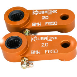 Kit de rabaissement de selle KOUBALINK (50.8 mm) orange - BMW F650 Funduro