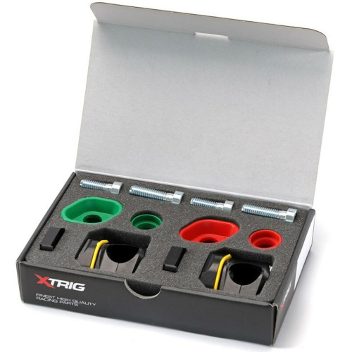 Pontets XTRIG Flexfix M12 Ø28,6mm - compatible uniquement avec les tés de fourche XTRIG