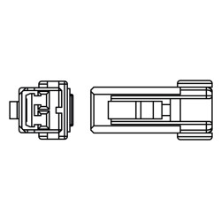 Câble adaptateur HIGHSIDER clignotant - Harley Davidson