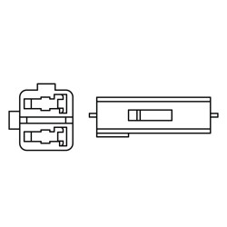 Câble adaptateur HIGHSIDER clignotant - Honda/Kawasaki