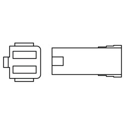 Câble adaptateur HIGHSIDER clignotant - Suzuki