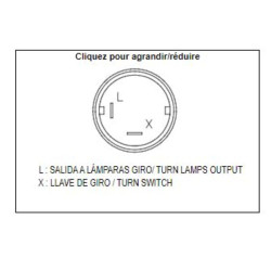 Centrale de clignotants électronique TECNIUM DZE OE 2 pôles 12V