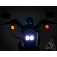 Phare DENALI M7 LED Ø177mm noir chrome