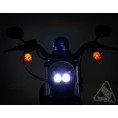 Phare DENALI M5 LED Ø145mm noir chrome