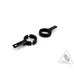 Support éclairage DENALI tubes de fourche Ø39-49mm noir