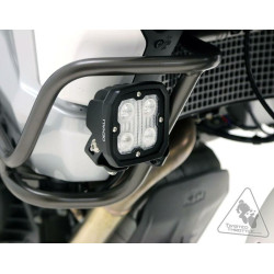 Support éclairage DENALI cadre et crash bars 21-29mm noir