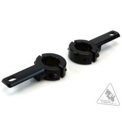 Support éclairage DENALI cadre et crash bars 21-29mm noir