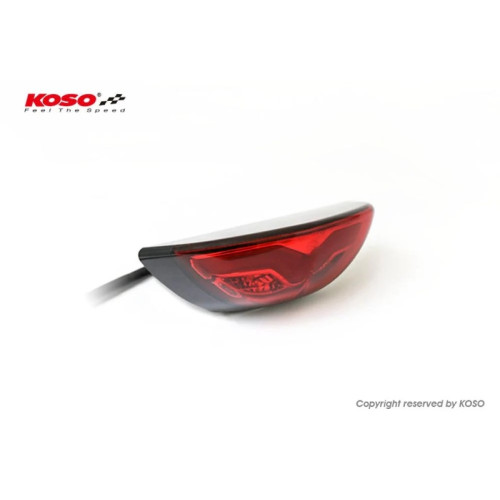 KOSO Led-Taillight, Red GT-03, e-mark.