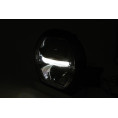 KOSO LED Headlight, Black, Side Mount