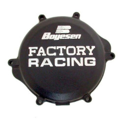 Couvercle de carter d'embrayage BOYESEN Factory Racing noir Suzuki RM-Z125