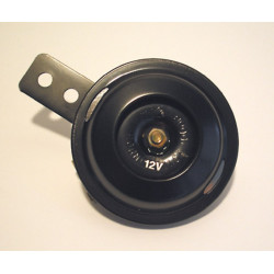 HIGHSIDER smart horn, 12V, black, dia. 70 mm, 100 dB, E-mark