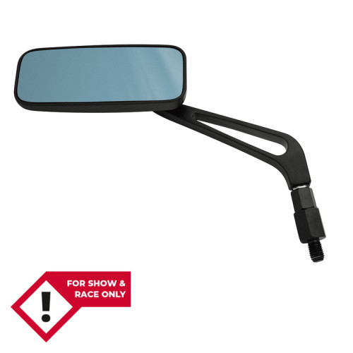 HIGHSIDER smart Handlebar mirror, rectangular, aluminum, black