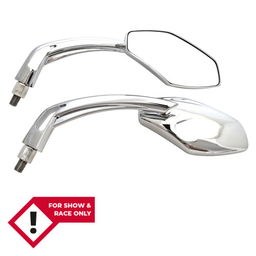 HIGHSIDER smart Handlebar Mirror Luca, Chrome