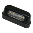 HIGHSIDER smart LED license plate light, ABS black