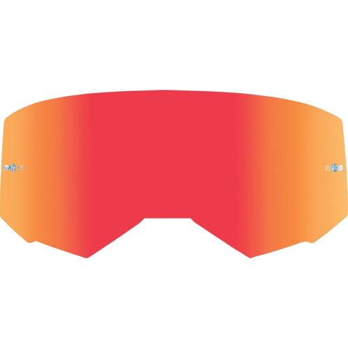 Écran FLY RACING avec fixation pour tear-off - rouge