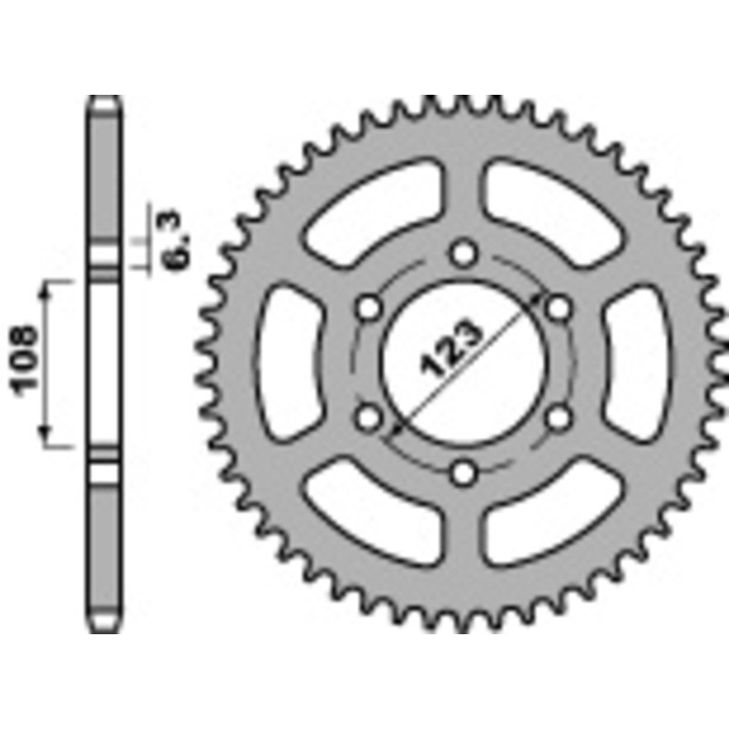 Couronne PBR acier standard 4412 - 420