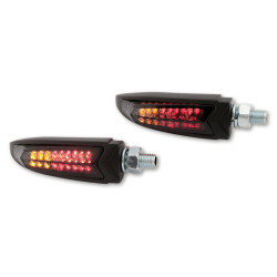 Clignotant LED HIGHSIDER ARC 3en1 - clignotant/feu stop/feu de position arrière